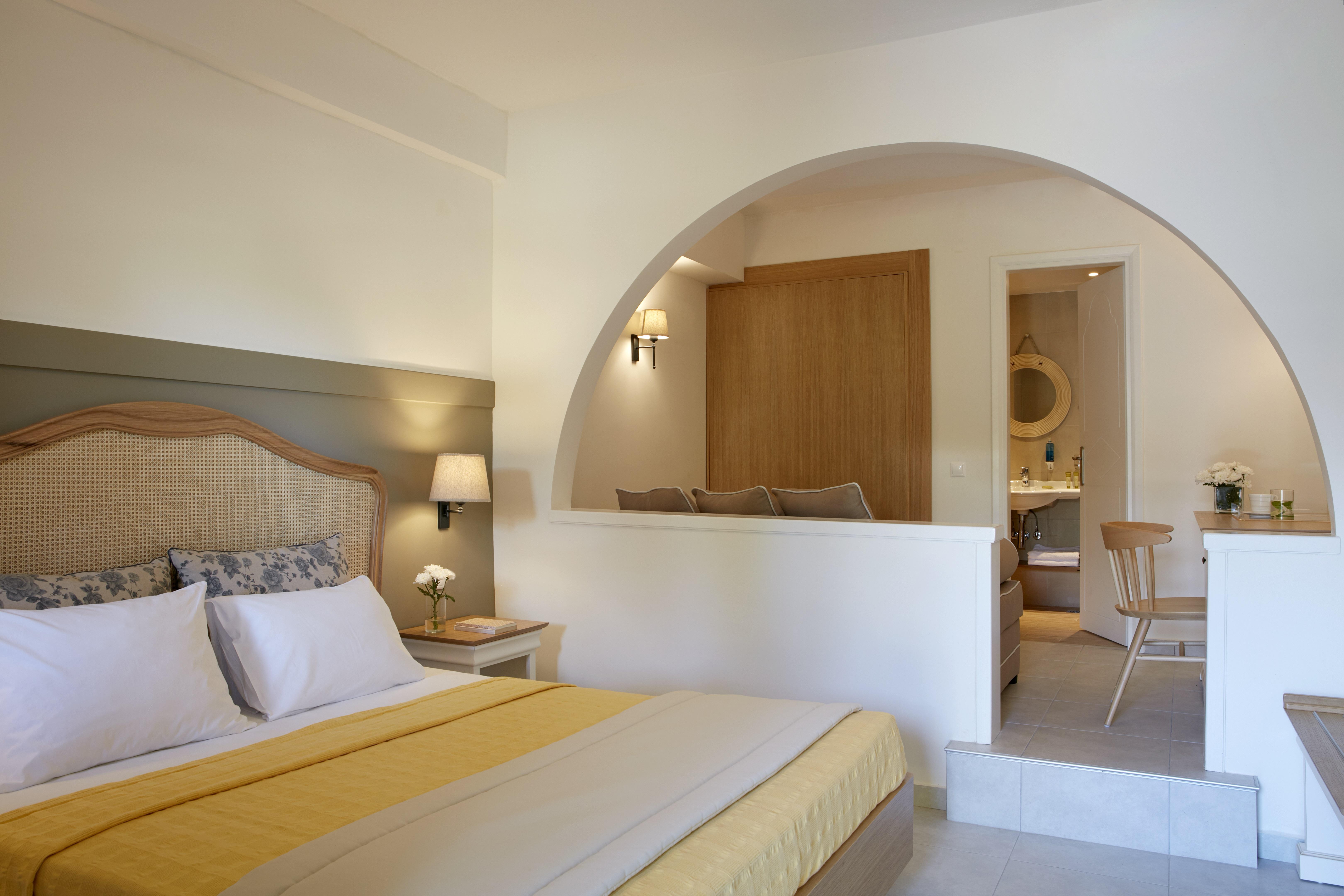 Simantro Resort Sani  Exterior foto A typical room at the hotel